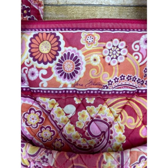 Vera Bradley Raspberry Fizz 2008 Retired Pattern Shoulder Strap Purse Tote EUC - Picture 5 of 12
